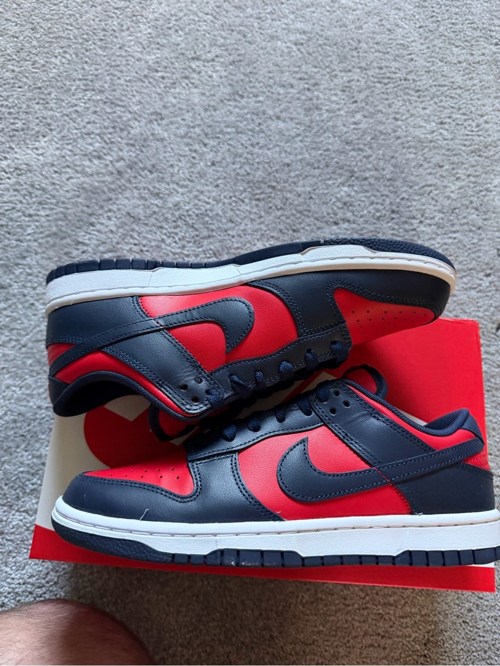 Nike Dunk low university red obsidian  DV0833